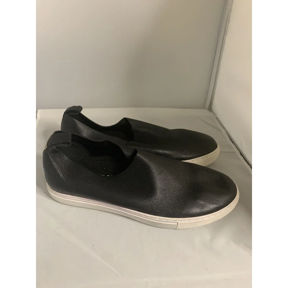KENNETH COLE ABEO Martina Black Leather Loafers Size 7N (1392)